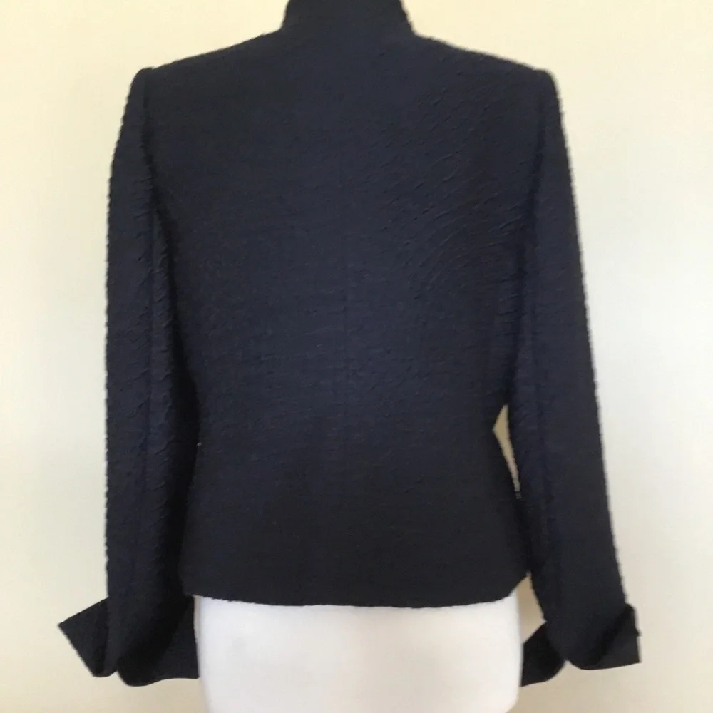 Armani Collezioni Blazer Black Made in Italy Size 16 - Picture 3 of 10